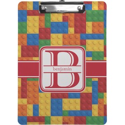Building Blocks Clipboard (Letter Size) (Personalized)