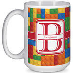 Building Blocks 15 Oz Coffee Mug - White (Personalized)