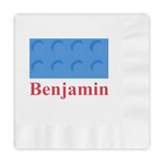 Building Blocks Embossed Decorative Napkins (Personalized)