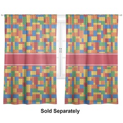 Building Blocks Curtain Panel - Custom Size