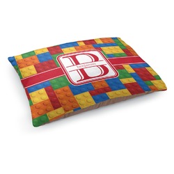Building Blocks Dog Bed - Medium w/ Name and Initial