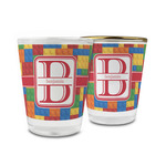 Building Blocks Glass Shot Glass - 1.5 oz (Personalized)