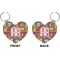 Building Blocks Heart Keychain (Front + Back)