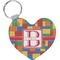 Building Blocks Heart Keychain (Personalized)