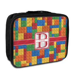 Personalized Checkered Print Lunch Box, Checker Lunch Bag, Back To Sch