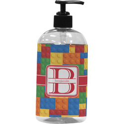 Building Blocks Plastic Soap / Lotion Dispenser (Personalized)