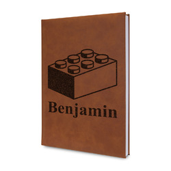 Building Blocks Leather Sketchbook - Small - Double Sided (Personalized)