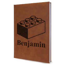 Building Blocks Leatherette Journal - Large - Single Sided (Personalized)