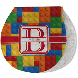 Building Blocks Burp Pad - Velour w/ Name and Initial