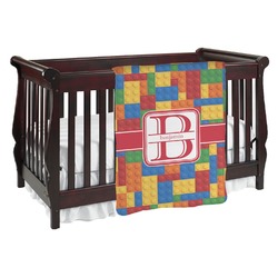 Building Blocks Baby Blanket (Single Sided) (Personalized)