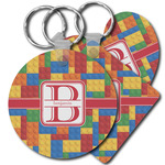 Building Blocks Plastic Keychain (Personalized)