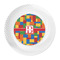 Building Blocks Plastic Party Dinner Plates - Approval