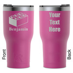 Building Blocks RTIC Tumbler - Magenta - Laser Engraved - Double-Sided (Personalized)