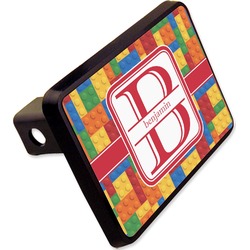 Building Blocks Rectangular Trailer Hitch Cover - 2" (Personalized)