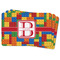 Building Blocks Rectangular Fridge Magnet - THREE