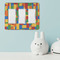 Building Blocks Rocker Light Switch Covers - Triple - IN CONTEXT