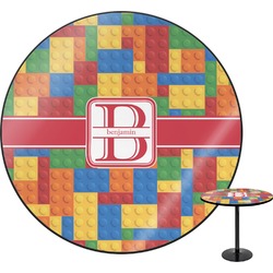 Building Blocks Round Table - 24" (Personalized)