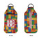 Building Blocks Sanitizer Holder Keychain - Large APPROVAL (Flat)