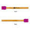 Building Blocks Silicone Brushes - Purple - APPROVAL