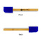 Building Blocks Silicone Spatula - Blue - APPROVAL