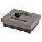 Building Blocks Small Engraved Gift Box with Leather Lid - Front/Main