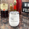 Building Blocks Stainless Wine Tumblers - White - Single Sided - In Context