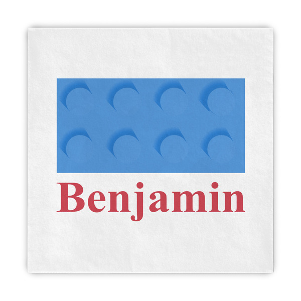 Custom Building Blocks Standard Decorative Napkins (Personalized)