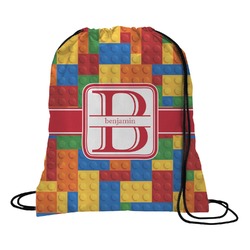 Building Blocks Drawstring Backpack - Medium (Personalized)