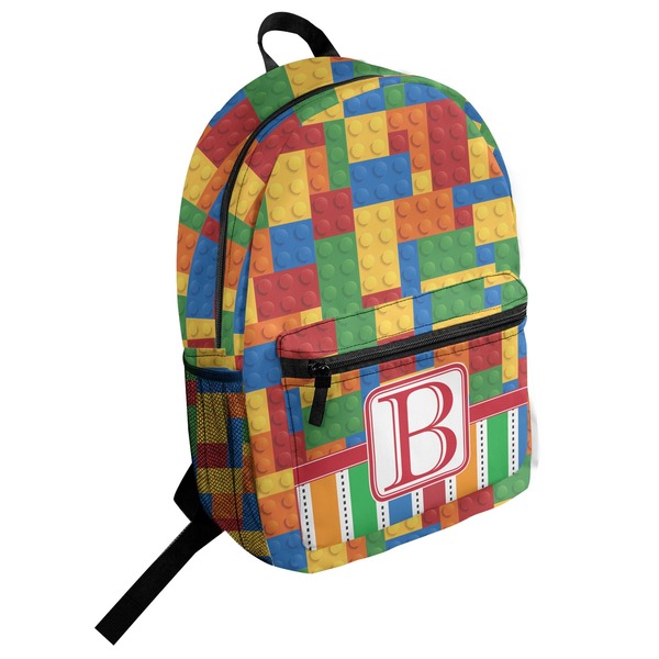 Custom Building Blocks Student Backpack (Personalized)