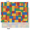 Building Blocks Tissue Paper - Heavyweight - Large - Front & Back