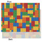 Building Blocks Tissue Paper - Heavyweight - Medium - Front & Back