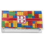 Building Blocks Vinyl Checkbook Cover (Personalized)