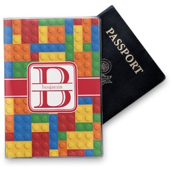 Building Blocks Vinyl Passport Holder (Personalized)