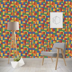 Building Blocks Wallpaper & Surface Covering (Water Activated - Removable)