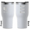 Building Blocks White RTIC Tumbler - Front and Back