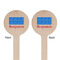 Building Blocks Wooden 6" Stir Stick - Round - Double Sided - Front & Back