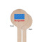 Building Blocks Wooden 6" Stir Stick - Round - Single Sided - Front & Back