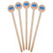 Building Blocks Wooden 7.5" Stir Stick - Round - Fan View