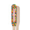 Building Blocks Wooden Food Pick - Paddle - Single Sided - Front & Back