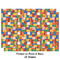 Building Blocks Wrapping Paper Sheet - Double Sided - Front