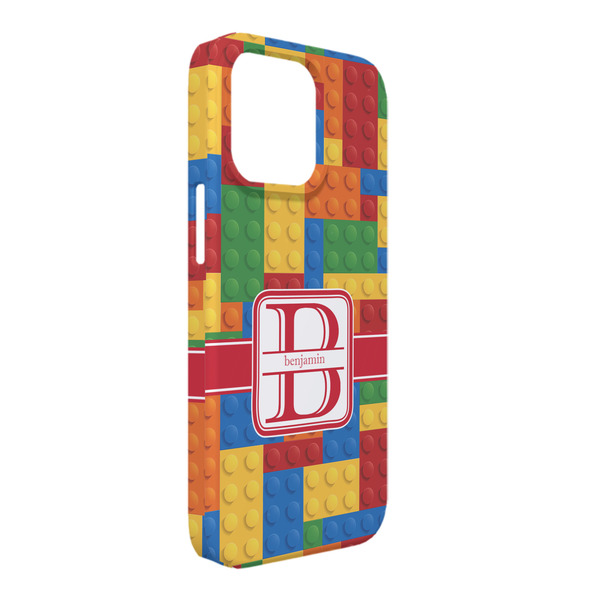 Custom Building Blocks iPhone Case - Plastic - iPhone 13 Pro Max (Personalized)