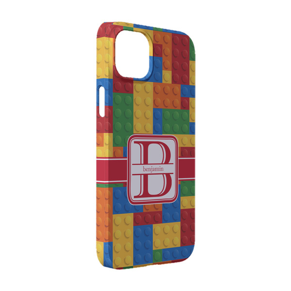 Custom Building Blocks iPhone Case - Plastic - iPhone 14 (Personalized)