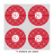 Atomic Orbit 4" Multipurpose Round Labels - Sheet