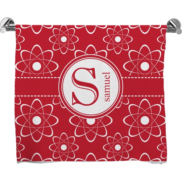 Custom Atomic Orbit Bath Towel (Personalized)