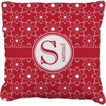 Atomic Orbit Faux-Linen Throw Pillow 26" (Personalized)