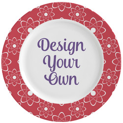 Atomic Orbit Ceramic Dinner Plates (Set of 4) (Personalized)