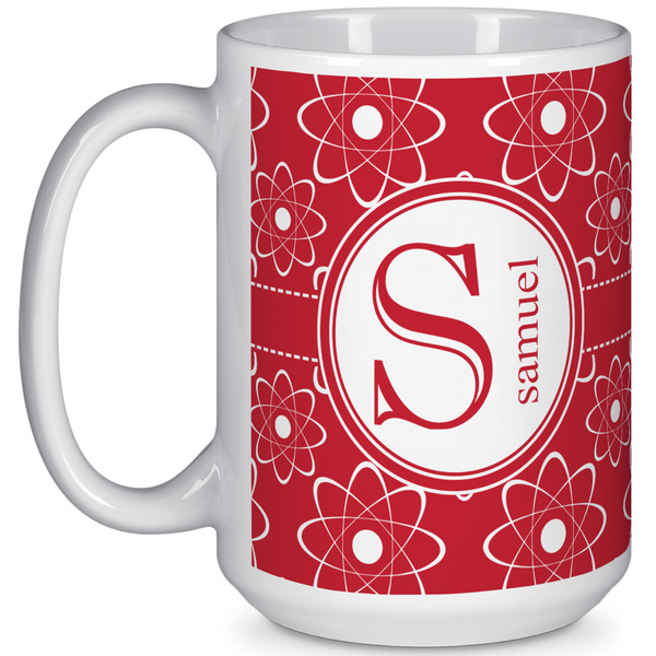 Custom Atomic Orbit 15 Oz Coffee Mug - White (Personalized)