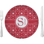 Atomic Orbit 10" Glass Lunch / Dinner Plates - Single or Set (Personalized)