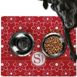 Atomic Orbit Dog Food Mat - Large w/ Name and Initial