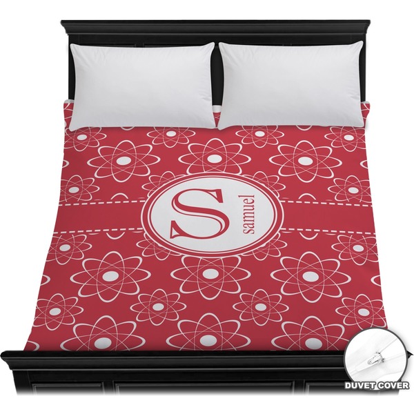 Custom Atomic Orbit Duvet Cover - Full / Queen (Personalized)